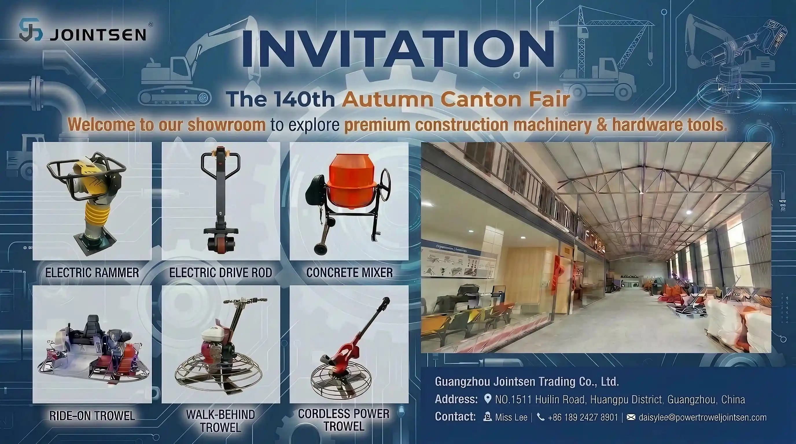 JOINTSEN Invites Global Partners to the 140th Canton Fair & Guangzhou Showroom Visit