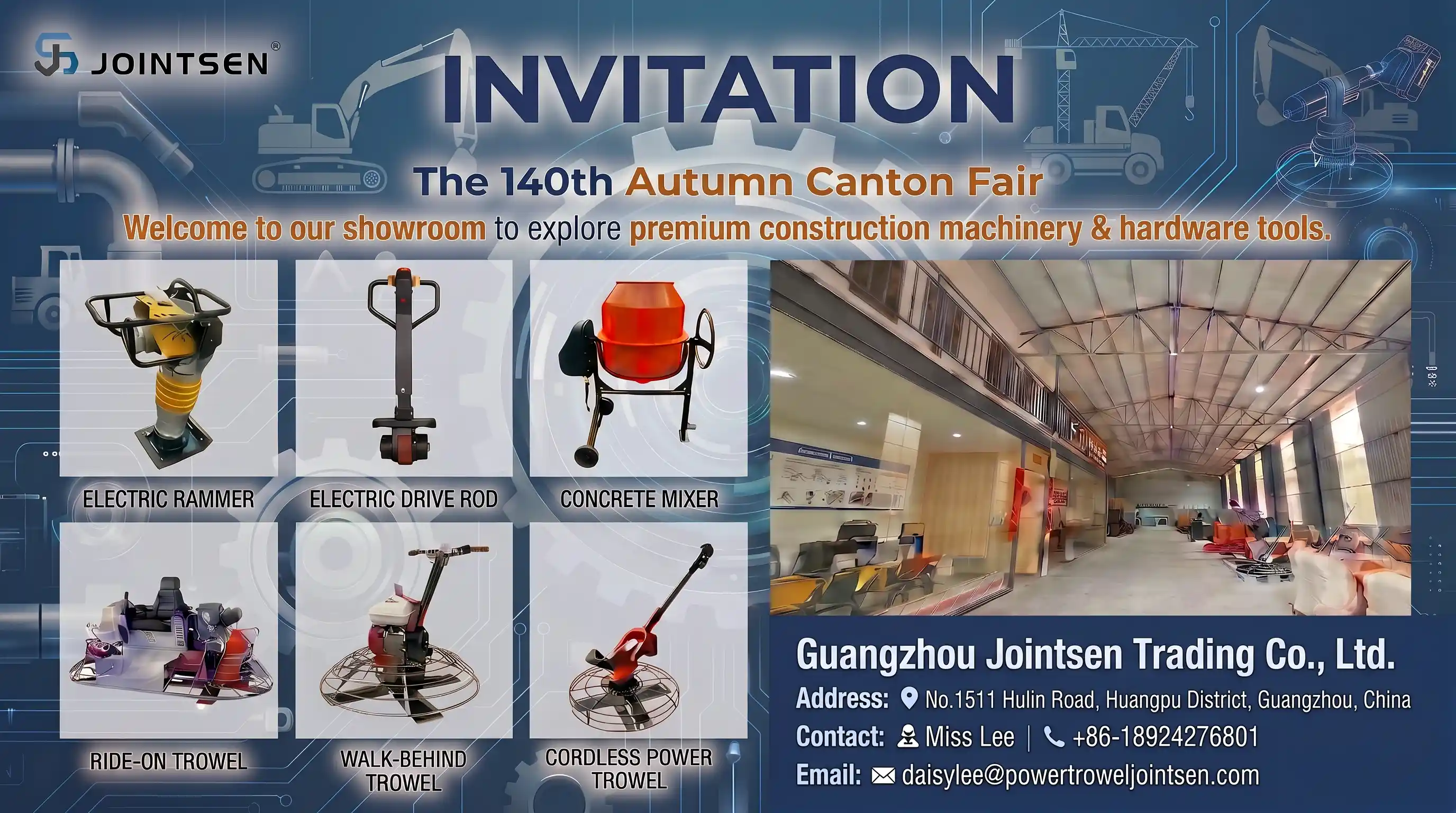 JOINTSEN Invites Global Partners to the 140th Canton Fair & Guangzhou Showroom Visit
